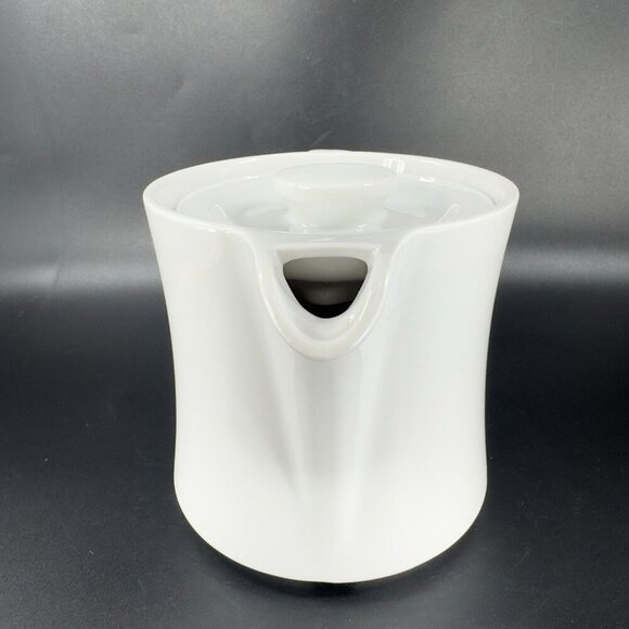 Seltmann Weiden Bavaria W Germany Praktica White Porcelain Carafe Pitcher Teapot - Picture 12 of 13
